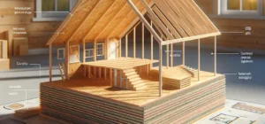 Diagram illustrating key considerations for OSB attic floor thickness for the home.