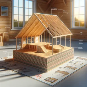 Diagram illustrating key considerations for OSB attic floor thickness for the home.